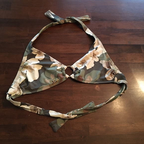 Gap camo halter bikini top L - Picture 1 of 5